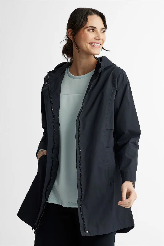 Manteau 3/4 coupe-vent résistant à l'eau - Femme