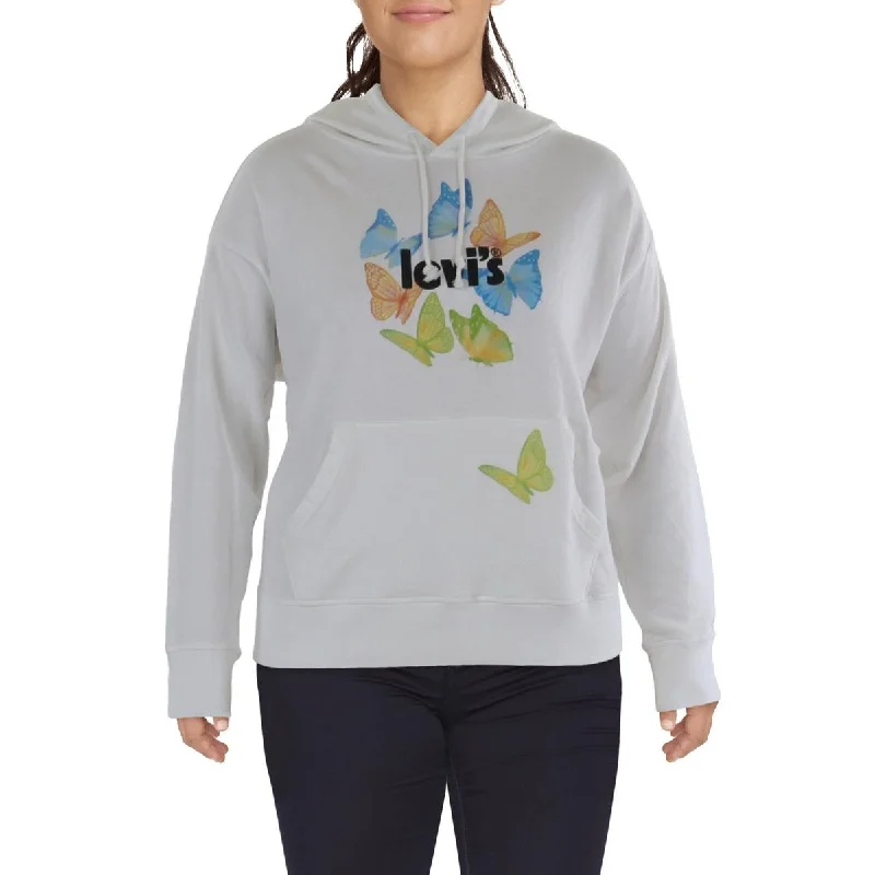 Plus Womens Logo Long Sleeve Hoodie