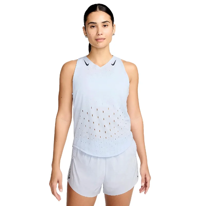 Nike AeroSwift Dri-Fit ADV Running Vest White/Black  FN2504-100 Women's