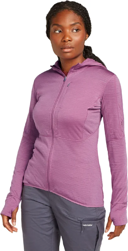 200 RealFleece Descender Merino Blend Long Sleeve Zip Hoodie - Women's|-|Women Merino 200 Realfleece™ Descender Long Sleeve Zip Hoodie