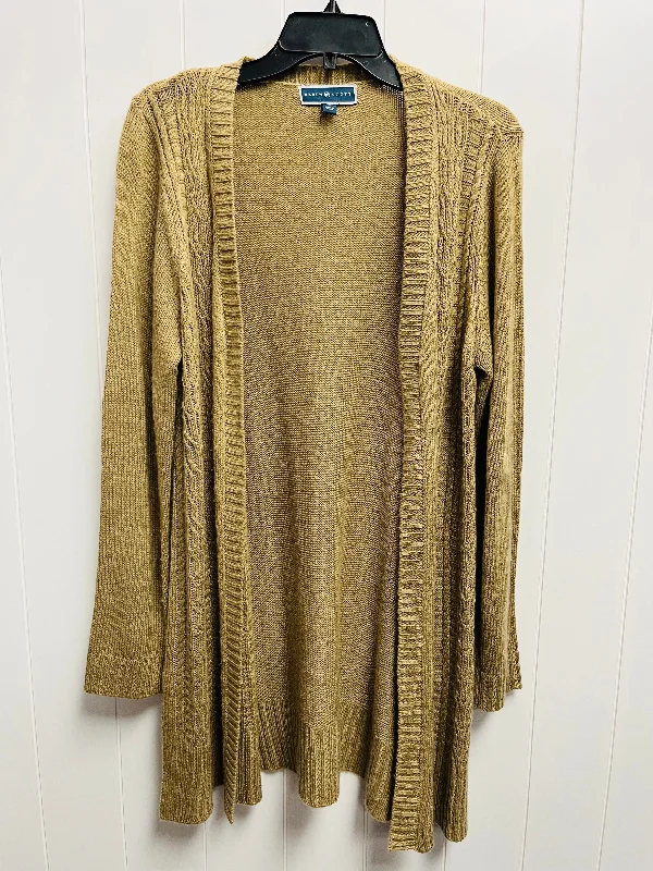 Sweater Cardigan By Karen Scott In Brown, Size: Xlp