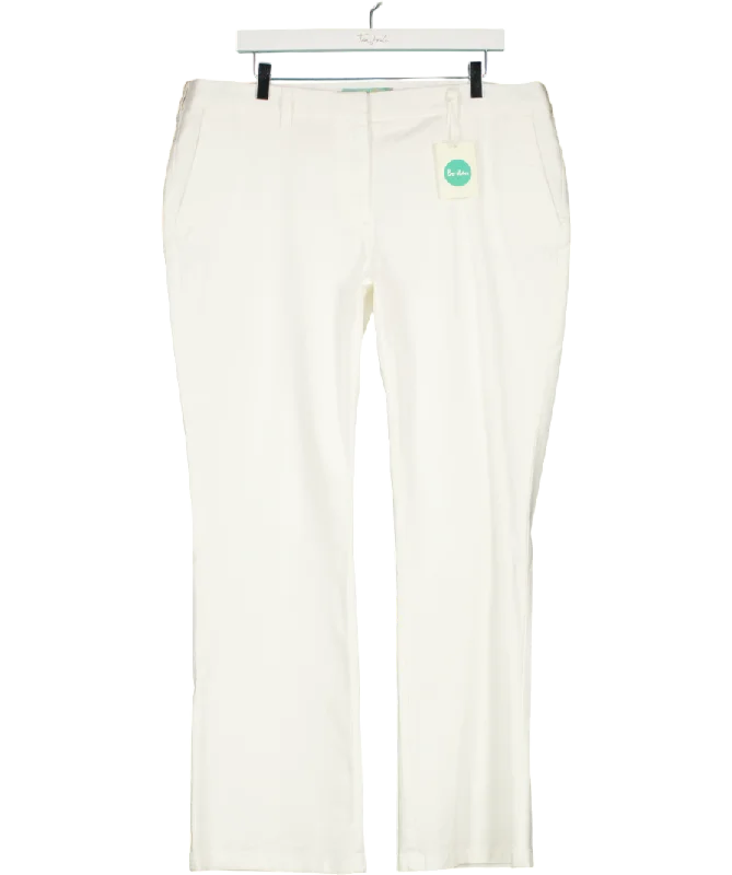 Boden White Bootleg Jeans UK 18