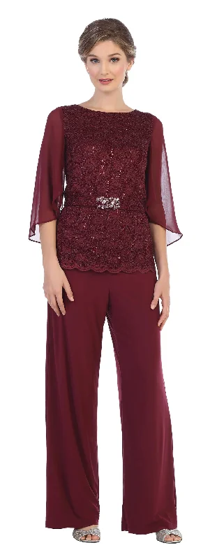 Mother of the Bride Plus Size Pant Suit