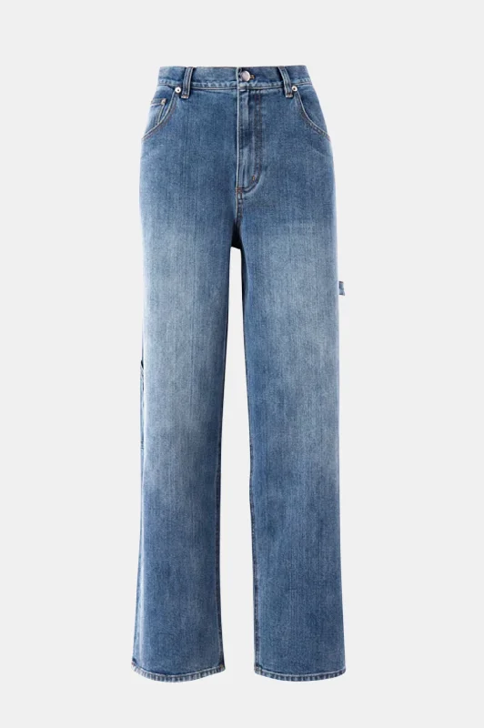 Slouchy Carpenter Jean in Classic Wash Denim