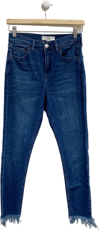 Topshop Blue Moto Jeans W26 L30