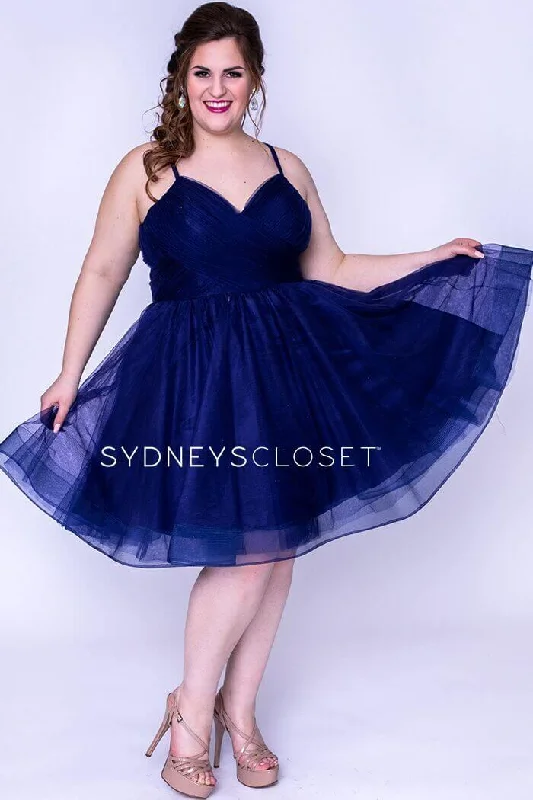 Sydneys Closet Short Homecoming Plus Size Prom Dress