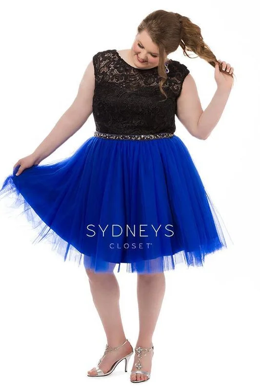 Sydneys Closet A-line Short Plus Size Dress