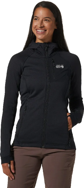 Polartec Power Grid Full Zip Hoody - Women's|-|Chandail à capuchon à glissière pleine longueur Polartec Power Grid - Femme