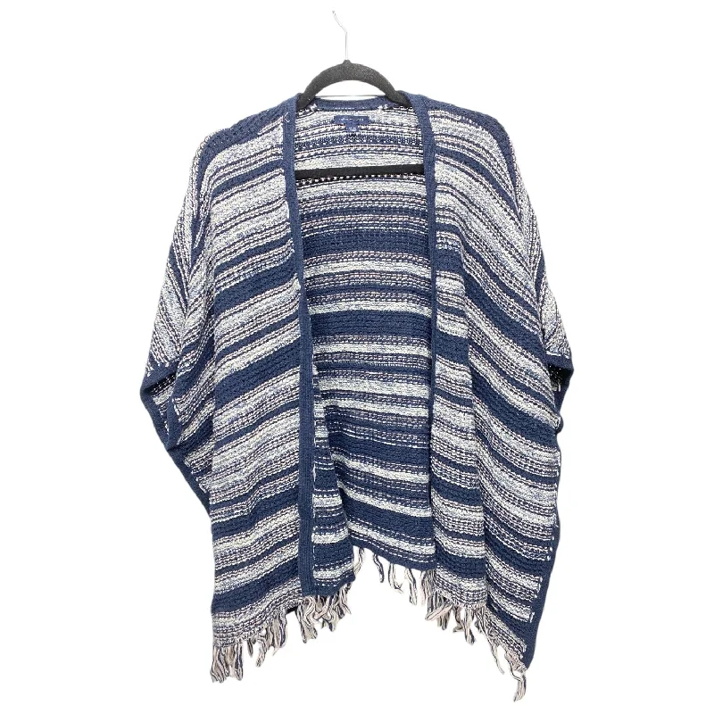 Cardigan By Tommy Hilfiger In Blue & White, Size: Osfm