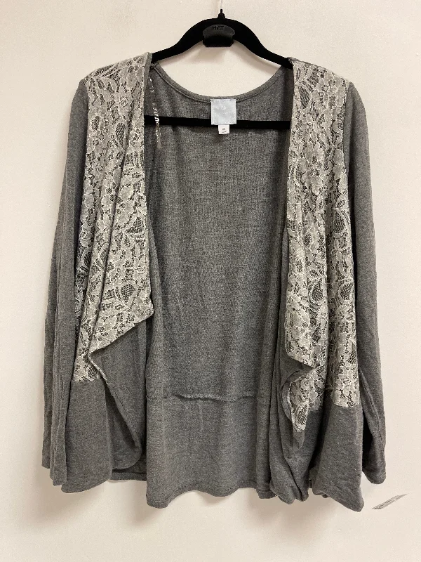 Cardigan By Sunday In Grey, Size: Xl