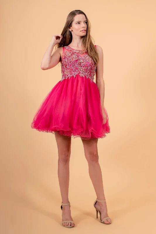 Sleeveless Short Prom Dress Homecoming