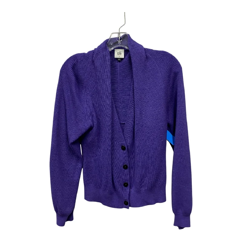 Cardigan By Cabi In Purple, Size:S