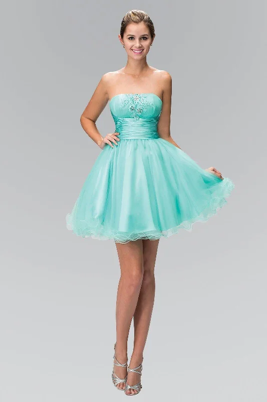 Strapless Short Prom Dress Homecoming