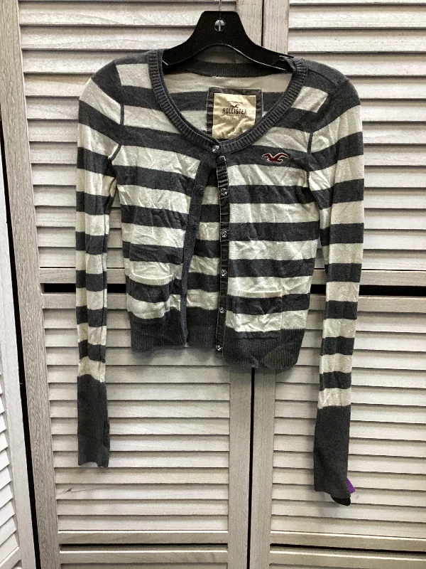 Cardigan By Hollister In Striped Pattern, Size: S