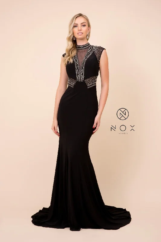 Long Prom Dress Black Formal Evening Gown