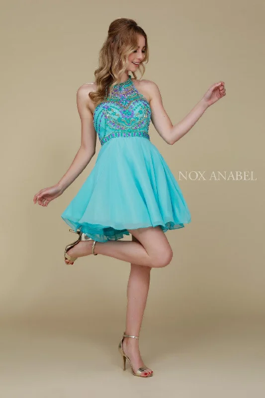 Sexy Short Beaded Prom Cocktail Dress