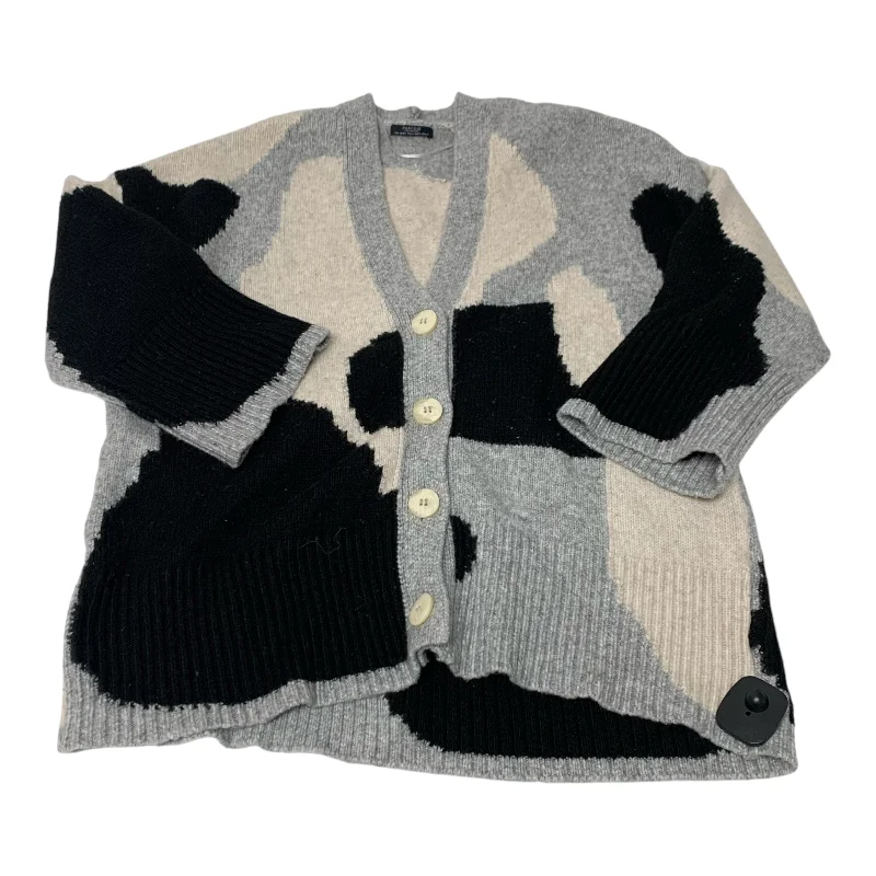 Sweater Cardigan By Parfois In Grey, Size: M