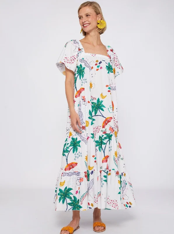 Palmira Dress in Biarritz Print