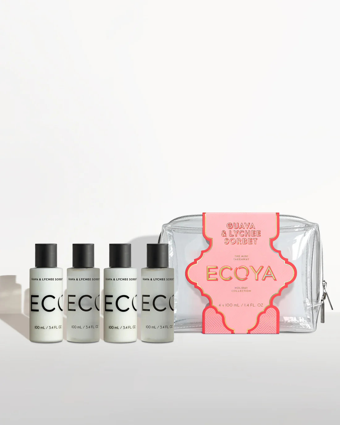 Ecoya Guava & Lychee Sorbet Mini Takeaway Set - Holiday Collection