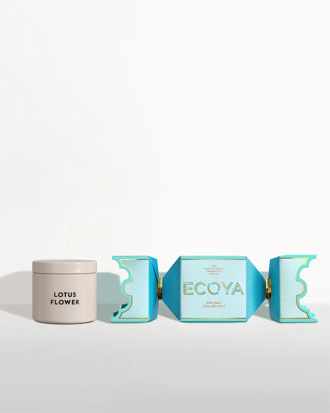 Ecoya Lotus Flower Tin Candle Bon Bon - Holiday Collection