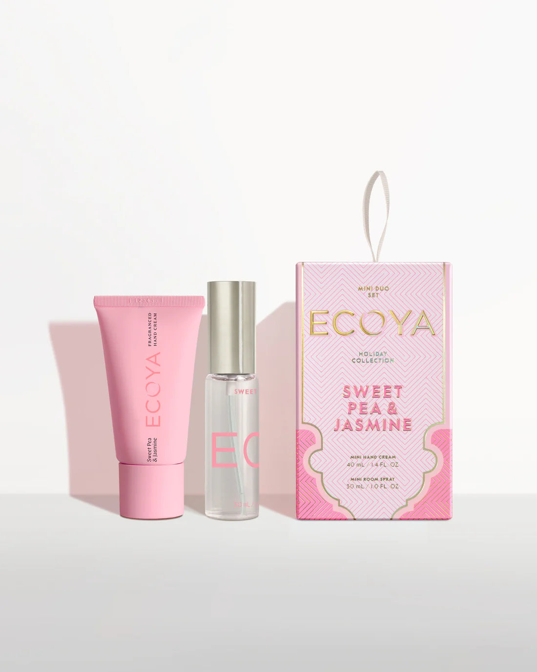 Ecoya Sweet Pea & Jasmine Mini Duo Set - Holiday Collection