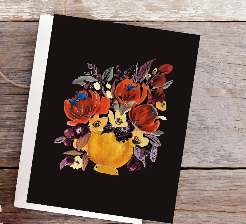 Poppies in Watercolor Greeting Card