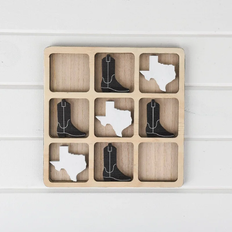 Texas Tic Tac Toe Board