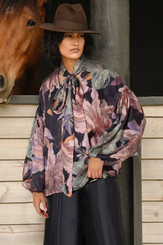 Trelise Cooper Don't Bow It Blouse - Moody Floral