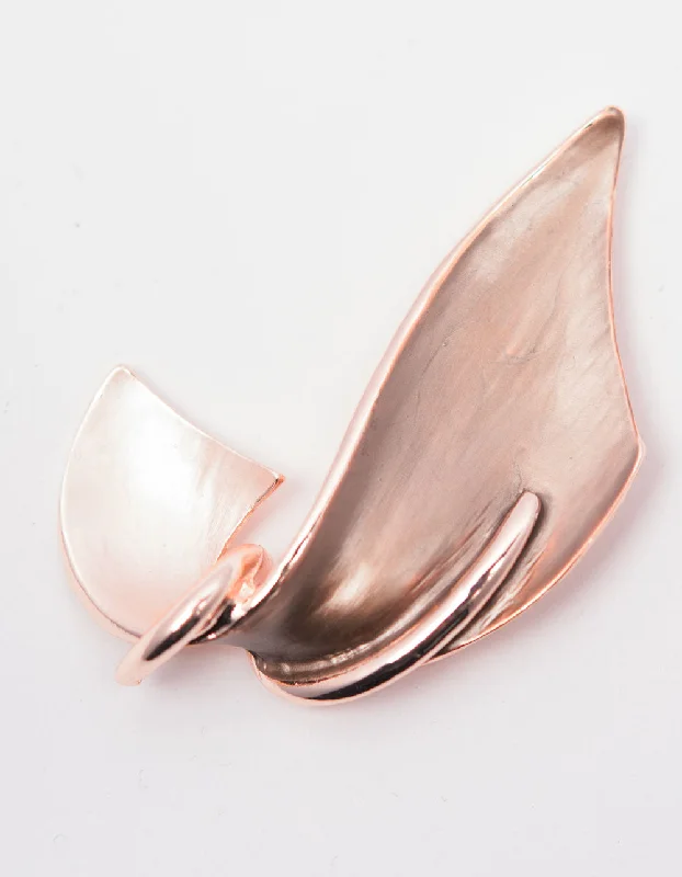 Brooch | Curve | Rose Gold