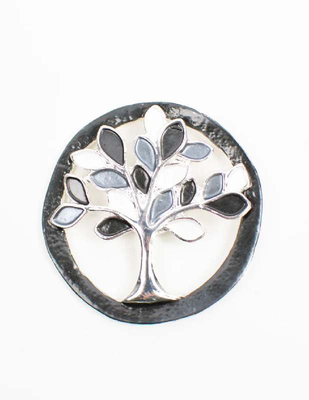 Brooch | Tree | Black