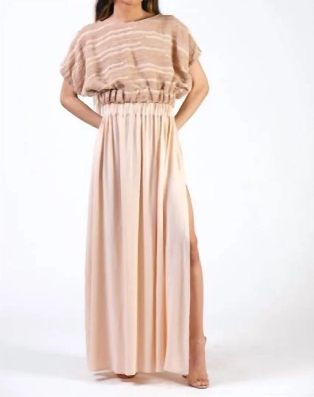 Maxi Skirt In Blush