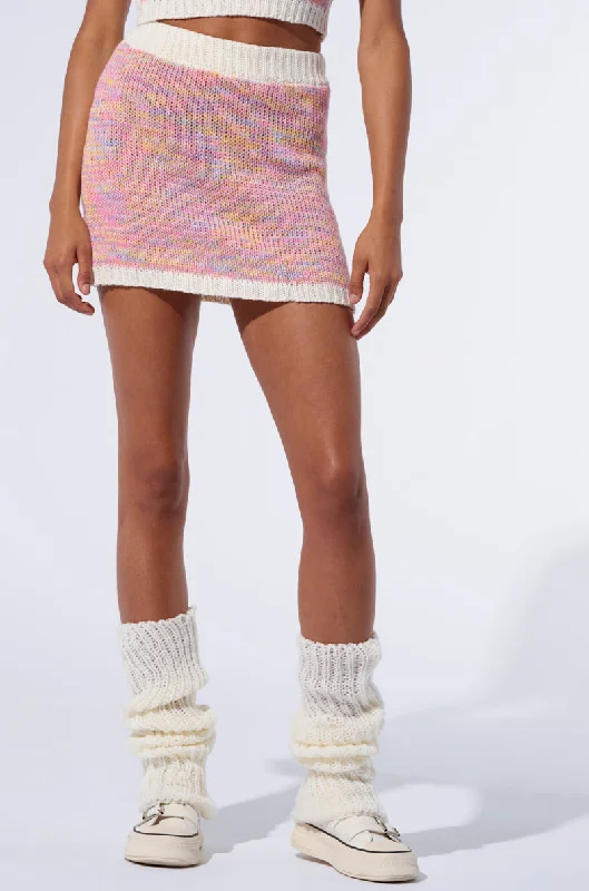 MIMI KNIT MINI SKIRT