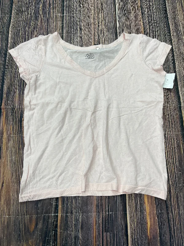 Pink Top Short Sleeve Basic Athleta, Size M