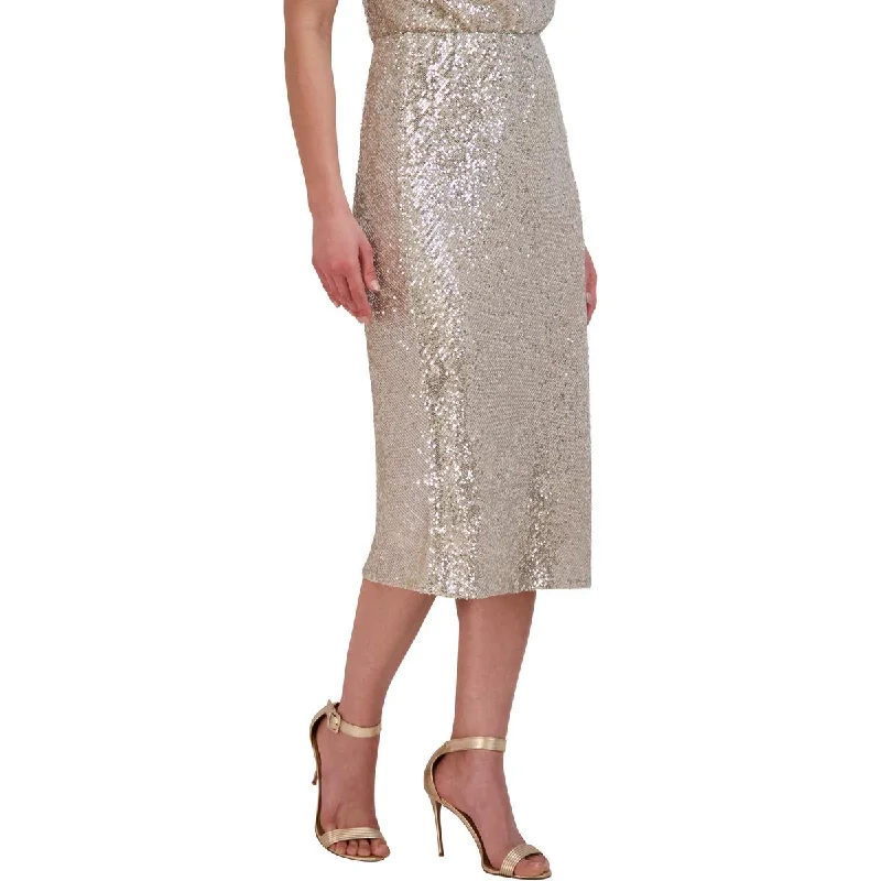 Womens Sequined Long Maxi Skirt