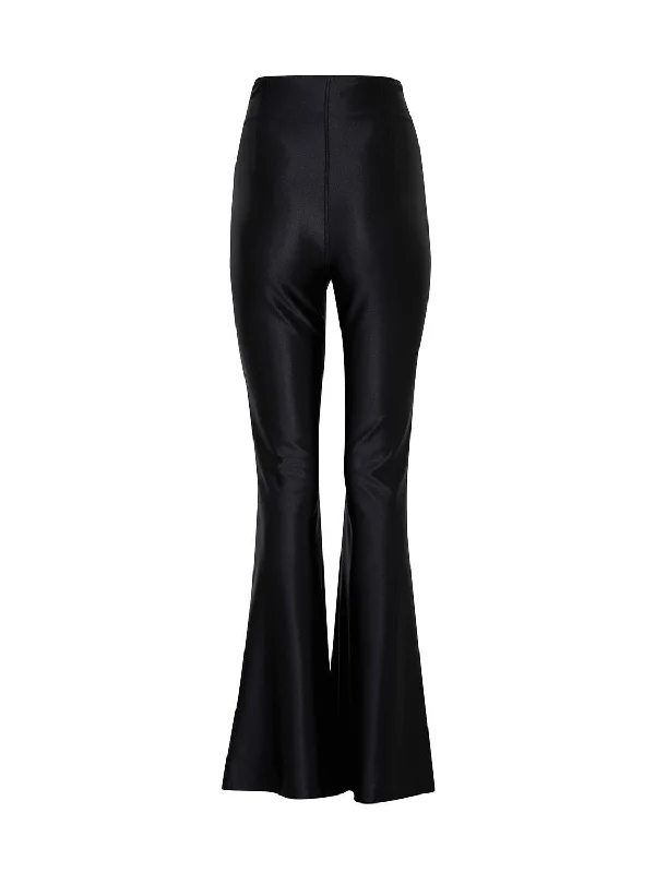 High-Waisted Slit Pants