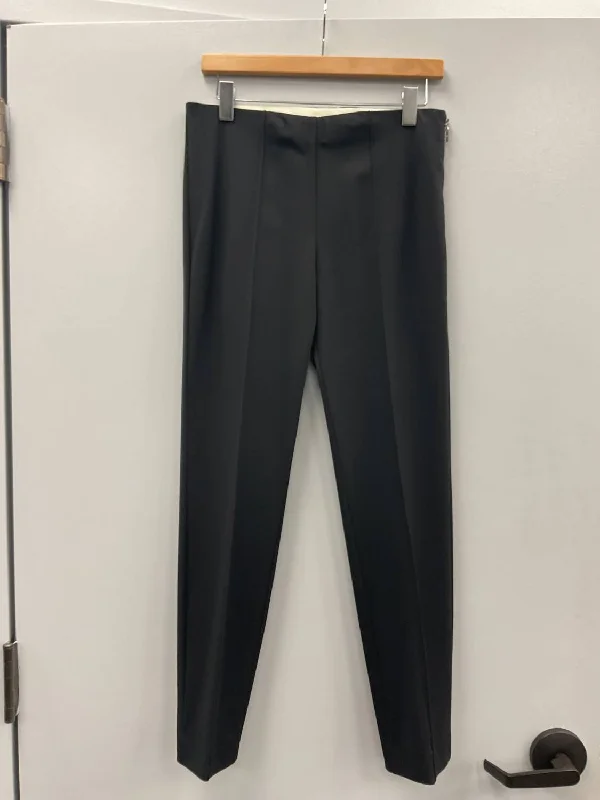 Pant With Zipper On The Side In Black