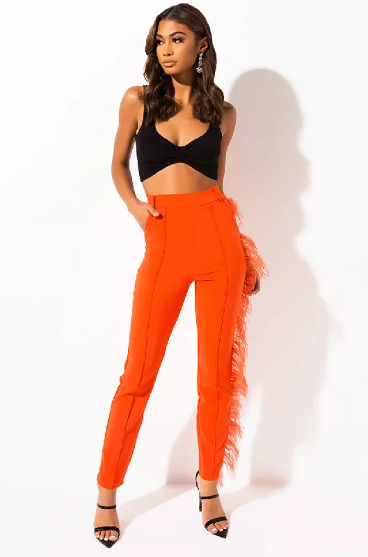 SEXY TROUSER PANT ORANGE