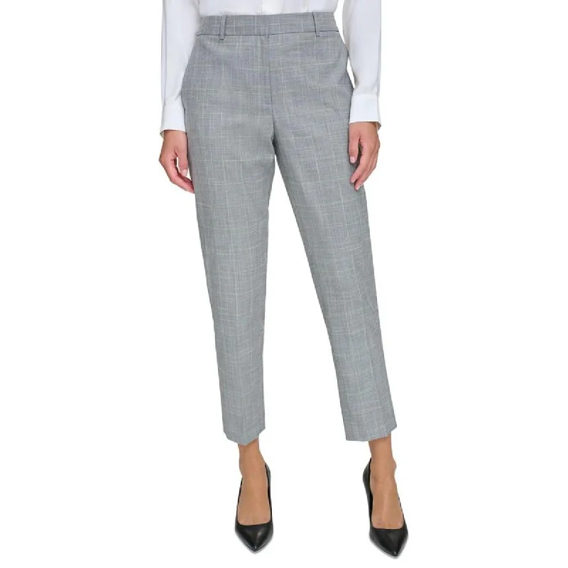 Womens Ankle Pants Mid Rise