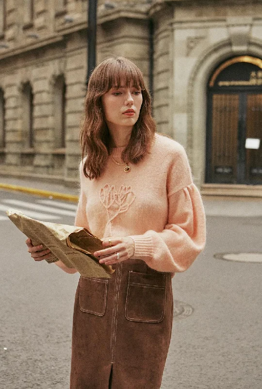 Deidre Mohair Sweater - Apricot