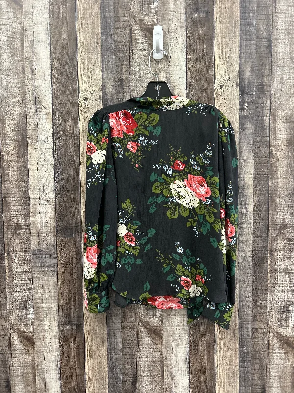 Top Long Sleeve By Loft In Multi-colored, Size: Xs