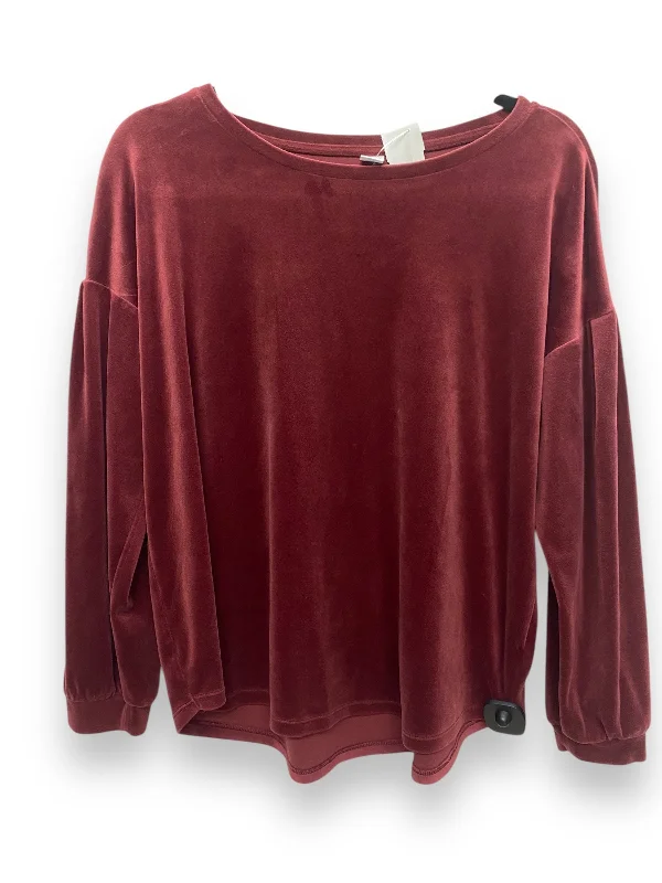 Top Long Sleeve By Old Navy In Purple, Size: L