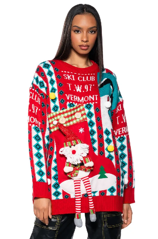 SKI CLUB HOLIDAY SWEATER