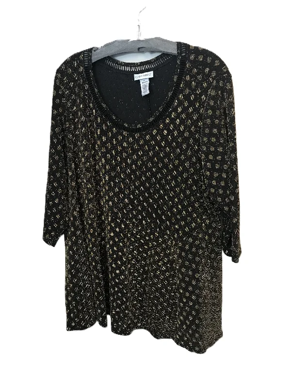 Top 3/4 Sleeve By Catherines  Size: 1x